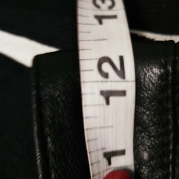 Black leather pencil skirt Euro Sz 40 Us Sz 8 - Picture 9 of 10